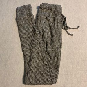 Aerie Ribbed Grey Legging